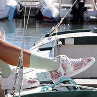 Sneaker Baron Papillon Basse Marie-Antoinette vieux rose