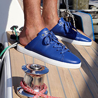 Sneaker Mule Baron Papillon bleue