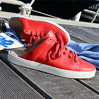 Sneaker Mule Baron Papillon rouge