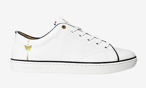 Sneaker Baron Papillon piping noir