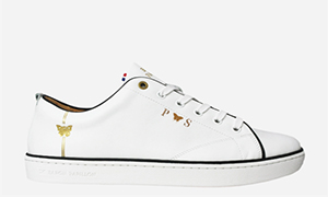 Sneaker Baron Papillon Basse Piping noir