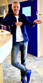 Sneaker Baron Papillon Mid Royal Original bleu