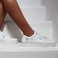Sneaker Baron Papillon Basse blanche