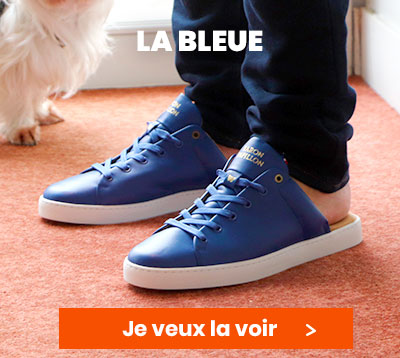Sneakers Baron Papillon Mule Bleue