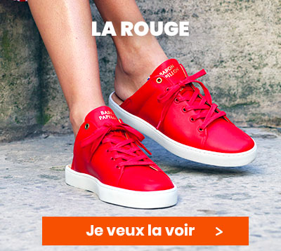 Sneakers Baron Papillon Mule Rouge