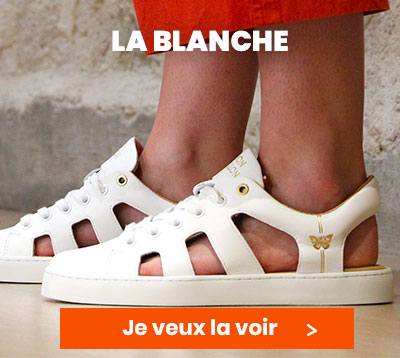 Sneakers Baron Papillon Sandale Blanche