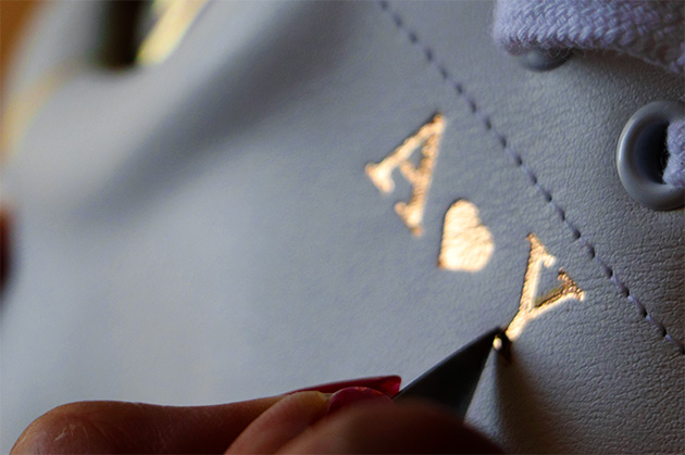 Sneaker Baron Papillon Marquage en or offert