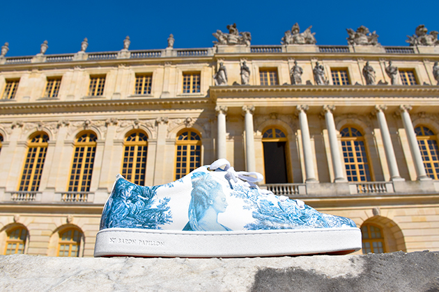 Sneaker Baron Papillon Basse Marie-Antoinette Bleue