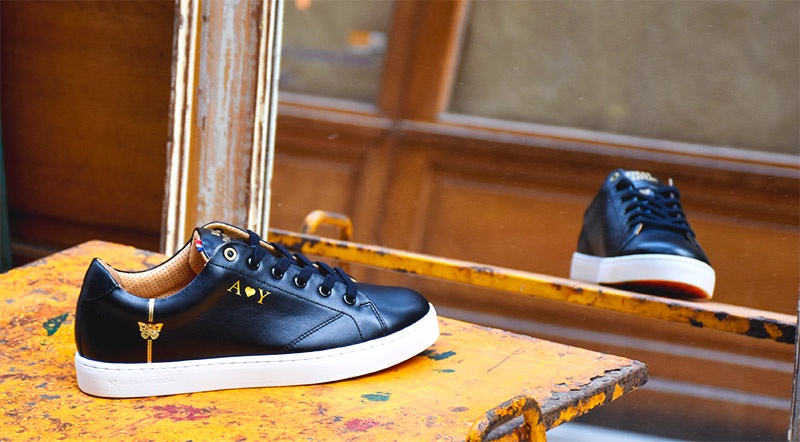 Sneaker Baron Papillon Basse Noire