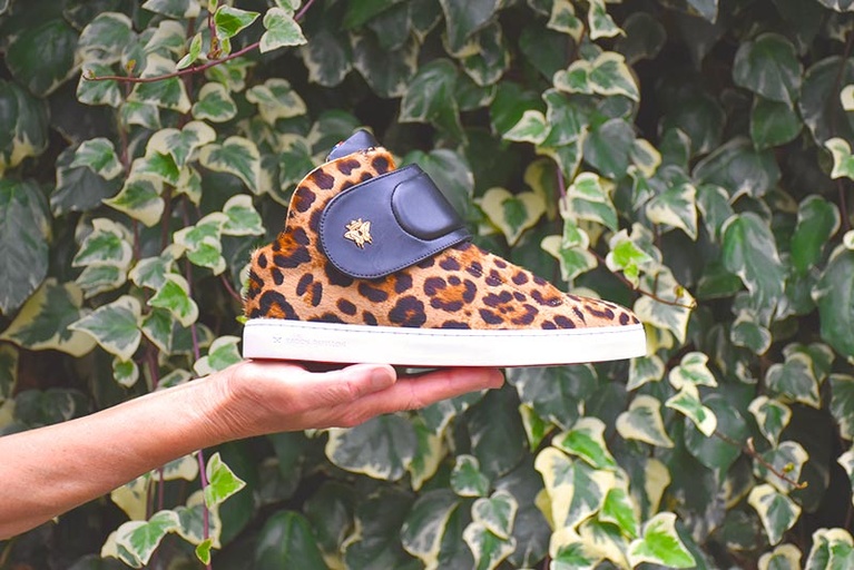 Sneakers Mid Scratch Panthère