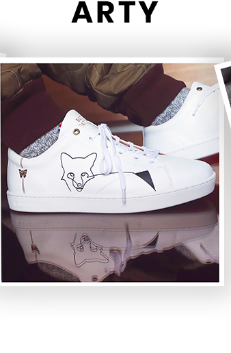 Sneaker Baron Papillon Basse Renard par quibe