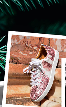 Sneaker Baron Papillon Basse Marie-Antoinette Vieux Rose