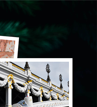 Sneaker Baron Papillon Mid Marie-Antoinette Bleue