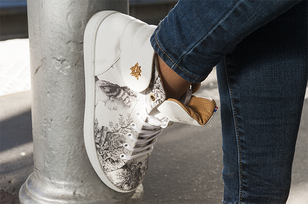 Sneaker Baron Papillon Mid Marie-Antoinette Noire